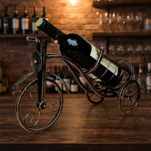 Soporte de Metal Antiguo para Copas de Vino, Capacidad para 5-9 Copas, Mueble Decorativo para el Hogar - Product Image 6