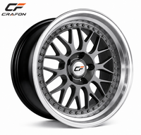 عجلات سيارات الركاب المصنوعة من الفورجيه مقاس 18-19 بوصة 5x114.3 مناسبة لـ MPS 3 و Speed6 BK BL بتصميم JDM وجنوط مخصصة