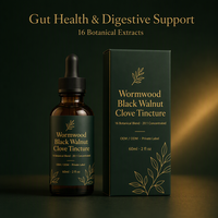 Teinture Liquide Nettoyante à l'Armoise, Noyer Noir et Clou de Girofle pour Usage Humain, Extrait Herbal à Usage Interne, Usine GMP, OEM, ODM