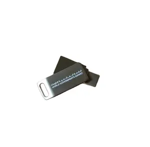 High Quality Custom LOGO 2 in 1 Mini Metal Swivel USB Type C USB 3.0 Fast Speed Mini Metal Swivel Usb Flash Drive 16gb 32gb