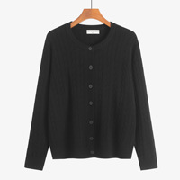 Cardigan en maille boutonnée personnalisable M-3XL, nouvelle collection automne-hiver, style décontracté, pull vintage, manteau rétro, chemise de base 3831