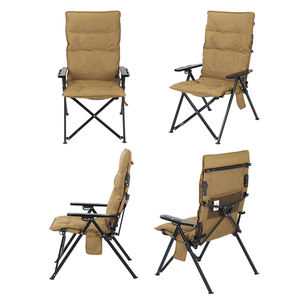 Chaise pliante de camping et de plage inclinable avec coussin, en aluminium léger, du fabricant de mobilier d'extérieur – Offre spéciale - Product Image 4