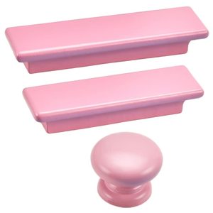 Vente en gros de meuble de cuisine commode armoire penderie poignées rondes bouton de tiroir en bois champignon - Product Image 4