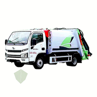 Camion à ordures à compression entièrement automatique