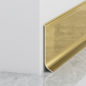 Battiscopa Autoadesivo in Acciaio Inox Decorativo per Decorazione Pareti - Product Image 6