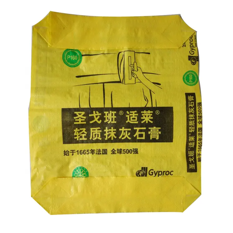 Hot Sale 25KG 40KG 50KG Ad Star Bags PP Block Bottom Bag Cement Bags Cement Sack