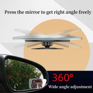 Miroir d'angle mort de voiture HD réglable à 360 degrés avec accessoire extérieur de vue arrière grand Angle - Product Image 4