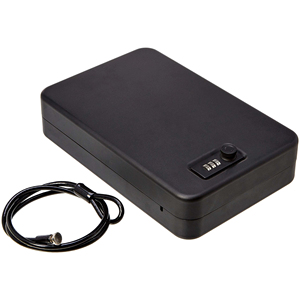 Coffret de sécurité portable pour armes à feu avec serrure à combinaison numérique à 3 chiffres - Product Image 1