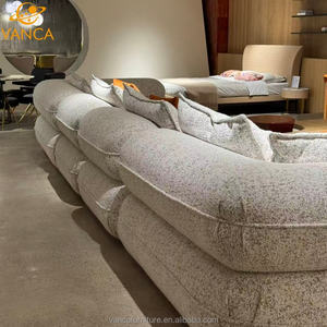 समकालीन न्यूनतम घर फर्नीचर 4 टुकड़े एल-आकार के अनुभागीय सोफे के साथ 4 टुकड़े एल-आकार के अनुभागीय सोफे - Product Image 4