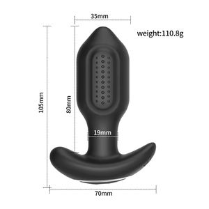 Adult <strong>Sax</strong> <strong>Toys</strong> for Man Prostate Massager Games Vibrators Remote Control Anal Plug Vibrating Butt Plug with 9 Vibrating Rotation - Product Image 2