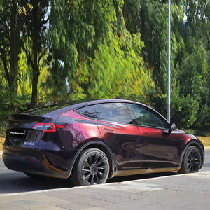 WRAPMASTER 1.52*17m Film de protection UV avec revêtement PET changeant de couleur sans bulles Ghost Midnight Red pour voiture - Product Image 5