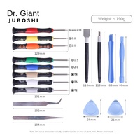Ensemble d'outils de réparation de produits électroniques pour téléphone portable multifonctionnel de 16 pièces, ensemble combiné de précision OEM en métal
