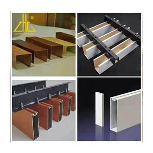 Bande de plafond en aluminium de conception de bois perforé pour la ventilation et la dissipation thermique - Product Image 6