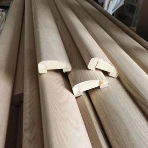 Rampe d'<span class=keywords><strong>escalier</strong></span> en bois massif sur mesure, placage ou peinture de surface, pour escaliers de centres commerciaux ou rampes de protection en verre - Product Image 1