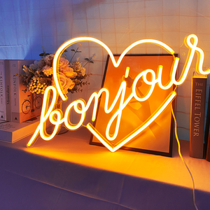 Enseigne néon LED personnalisée moderne pour la décoration de chambre, hôtel, <span class=keywords><strong>studio</strong></span>, éclairage mural design - Product Image 4