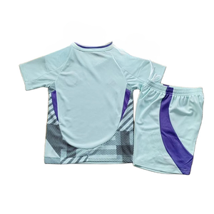 Jersey kustom kualitas Thai 100% poliester 2526 Skotlandia set Jersey bersirkulasi rumah tim sepak bola nasional untuk anak-anak - Product Image 4