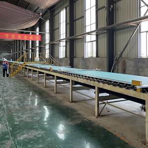 Ligne de production de plaques de plâtre à haute précision contrôlée par PLC automatique / Nouvelle machinerie de fabrication de plaques de plâtre pour la <span class=keywords><strong>construction</strong></span> - Product Image 2
