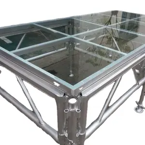 aluminum glass revolving stage for events