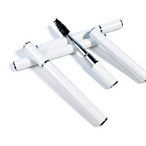 Weiße Spiralförmige Mascara-Bürste Spoolie Mikrofaser-Wimpernbürste für Salon-Schönheit - Product Image 4