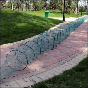 Có thể gập lại Lưới Đánh Cá bẫy bẫy tôm Crawfish Bẫy lưới đánh cá tôm cua đúc mang lưới - Product Image 6