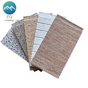 Panel de Pared Aislante Metálico Tallado de 16 mm, Revestimiento Exterior Decorativo de PU Tipo Sándwich <span class=keywords><strong>para</strong></span> <span class=keywords><strong>Fachadas</strong></span> de Casas - Product Image 1