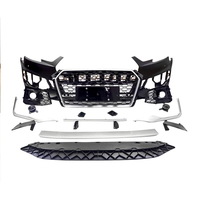 Ensemble de pare-chocs avant pour Audi A4 S4 B9 2017-2019, style RS4, avec grille en maille, kit carrosserie