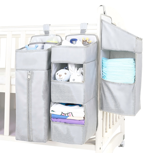 Organisateur suspendu pour lit de bébé, rangement pour couches et accessoires de puériculture pour berceau, parc pour bébé, <span class=keywords><strong>table</strong></span> <span class=keywords><strong>à</strong></span> <span class=keywords><strong>langer</strong></span> - Product Image 1