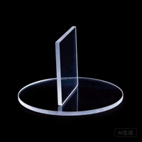 Plaque de verre de quartz de haute pureté, résistante aux hautes températures, en silice fondue transparente, avec services de découpe et de soudage sur mesure