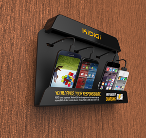 Station de recharge murale pour téléphone portable KiDiGi, chargeur rapide commercial, borne de recharge murale pour téléphone portable - Product Image 5