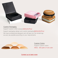 Emballage de magasin physique personnalisé Pasties pour femmes Couvre-mamelon adhésif en silicone opaque réutilisable, mat et invisible de qualité médicale