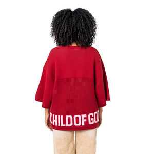 Logo personalizzato OEM ODM Design lettera <span class=keywords><strong>Jacquard</strong></span> maglione a manica corta maglia da calcio maglia uncinetto maglia maglia da uomo - Product Image 5