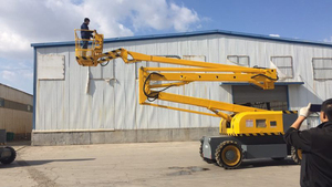Nuova Piattaforma di Lavoro Articolata Elettrica Semovente da 16M 18M 20M del Produttore Cinese per Sollevamento a Braccio per Lavori Aerei - Product Image 2