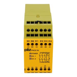 Pilz Pnoz X3 24Vac Dc Safety <b>Relay</b> 3No 1Nc 1So 774310 1 2 Channel Wiring - Product Image 1