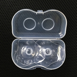 Protezione per capezzoli in silicone alimentare, copertura triangolare per il seno, cuscinetto semicircolare per l'allattamento - Product Image 6