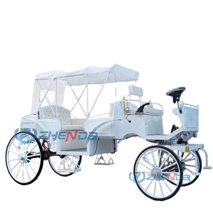 Charrette de tourisme, charrette à chevaux européenne, chariot, calèche, calèche de mariage en forme de citrouille, calèche électrique à chevaux - Product Image 2