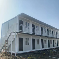 Edificio Modular de Estilo Industrial, Casa Contenedor Desmontable de Instalación Rápida