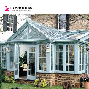 Китайский производитель Luvindow, четырехсезонный солярий, полый Солнечный дом, свободно стоящий алюминиевый стеклянный Солярий - Product Image 2