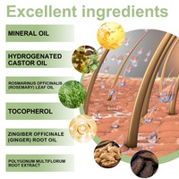 Sérum Capillaire Réparateur et Stimulant à l'Huile Essentielle de Romarin Bio Naturel pour la Croissance des Cheveux et le Massage Corporel