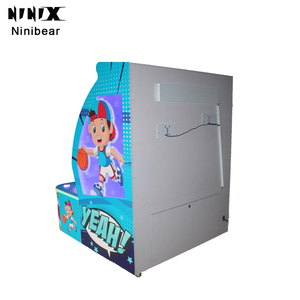 Máquina de baloncesto Arcade electrónica para interiores para niños, máquina de baloncesto interactiva de juego de dos jugadores que funciona con monedas - Product Image 5