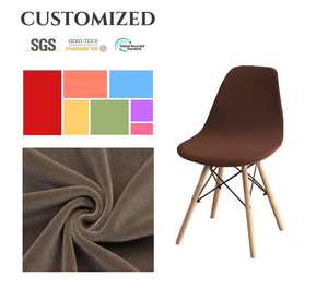 Cross-border Spandex/Polyester Printed Silver Fox Shell <strong>Chair</strong> <strong>Cover</strong> Imus Curved Elastic Machine Washable Standard <strong>Chair</strong> - Product Image 1