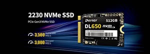 Profesyonel fabrika 2230 m.2 nvme ssd 256gb dahili katı hal diski sabit Disk buhar güverte yüzeyi PCIe3.0x4 2230 ssd için - Product Image 4