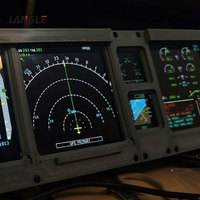 Periféricos para Simulador de Vuelo A320, Unidad de Pantalla LCD de Control, Pantalla LCD para Juegos de Simulación de Vuelo