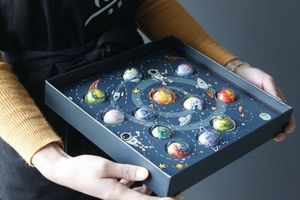 <span class=keywords><strong>2025</strong></span> 12 Mảnh bầu trời đầy sao vuông hộp bột bắp xử lý tùy chỉnh dập nổi UV/bốn màu cho sô cô la Tặng thực phẩm công nghiệp sử dụng - Product Image 6