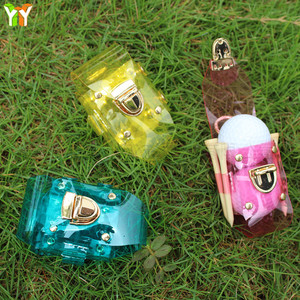กระเป๋ากอล์ฟ PVC ใสสไตล์ญี่ปุ่นและเกาหลีสำหรับใช้งานกลางแจ้ง, กระเป๋าคาดเอว 2 ชิ้น, กระเป๋าคาดเอวกอล์ฟสำหรับฤดูร้อน - Product Image 1