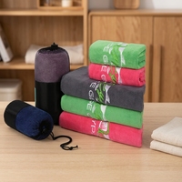 Serviette de sport en microfibre tricotée pour adulte, personnalisable avec logo, absorbante et à séchage rapide, idéale pour le golf, le fitness et les activités de plein air – Qualité supérieure à prix abordable