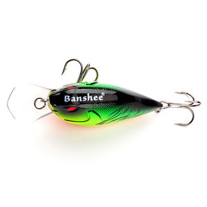 เหยื่อปลอม VKR68แบบเหวี่ยงยาว68มม./15ก. เหยื่อเหวี่ยงไขมันตาม3D สมจริงเหยื่อล่อปลาแบสแบบลอยได้ - Product Image 2