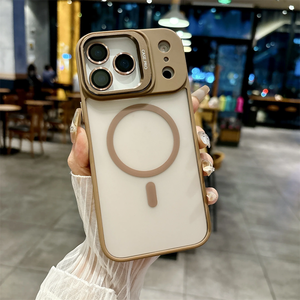 Custodia opaca per fotocamera per <span class=keywords><strong>iPhone</strong></span> 17 Air 16 16E 15 14 Plus 11 12 <span class=keywords><strong>13</strong></span> Pro Max Cover rigida per obiettivo magnetico - Product Image 6