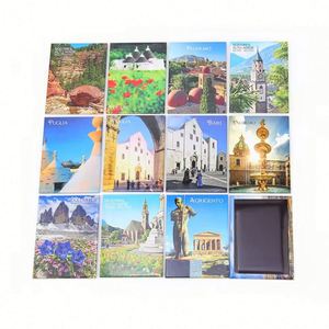 Factory Sale Cardboard Badge Accessories Square <b>Fridge</b> Magnet Sticker - Product Image 6