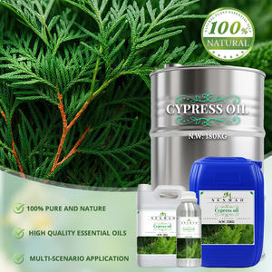 Huile essentielle de cyprès en vrac en gros, huile de cyprès bleue à étiquette privée, huile de cyprès brute naturelle pure à 100% - Product Image 4