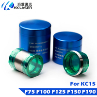 Lentille de collimation laser à fibre HXLASER avec support D30 F75 F100 F125 F150 F190, ensemble de lentilles de focalisation laser pour tête laser WSX KC15